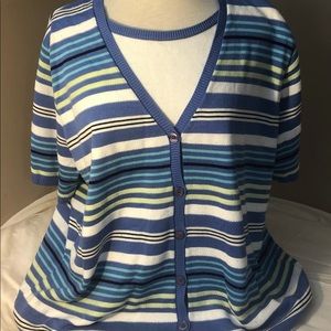 Alfred dunner, Woman 2X, short sleeve sweater